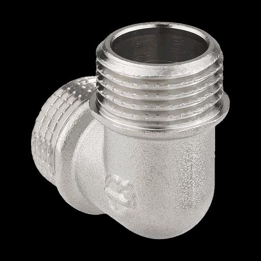 Угольник НН 1/2' никелированный фото 2