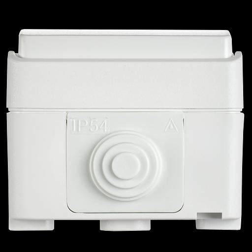 FORS Выключатель 1-клавишный проходной для открытой установки 10А IP54 ВС20-1-0-ФБ белый ФОРС фото 5