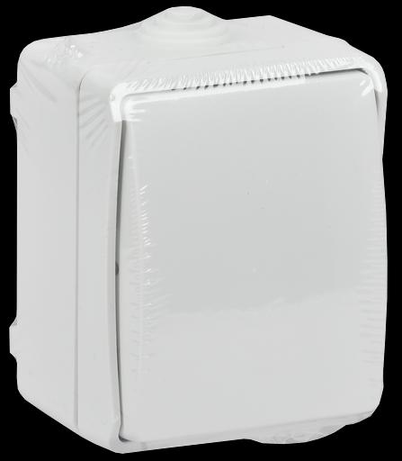 FORS Выключатель 1-клавишный проходной для открытой установки 10А IP54 ВС20-1-0-ФБ белый ФОРС фото 6