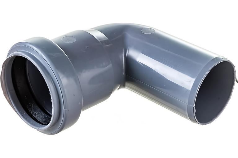 Отвод канализационный 87.5 град. 40 фото 3