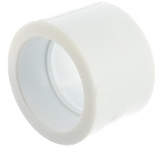 Муфта 20 мм полипропиленовая PPR белая фото 1