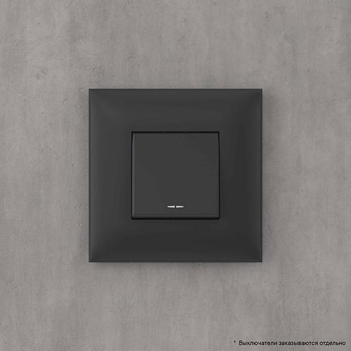 Avanti Рамка ARTLEBEDEV Черный матовый 2 модуля фото 6