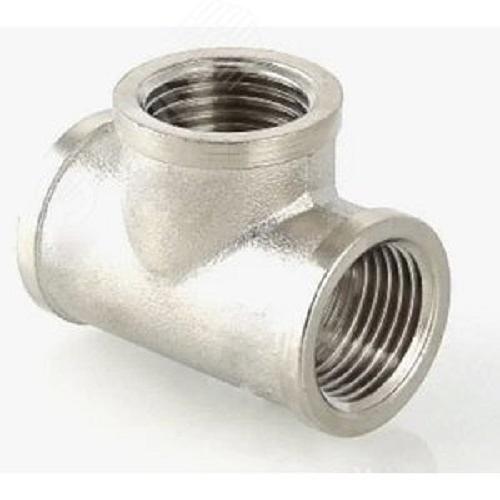 Тройник ВВВ 3/4'х3/4'х3/4' никелированный фото 1