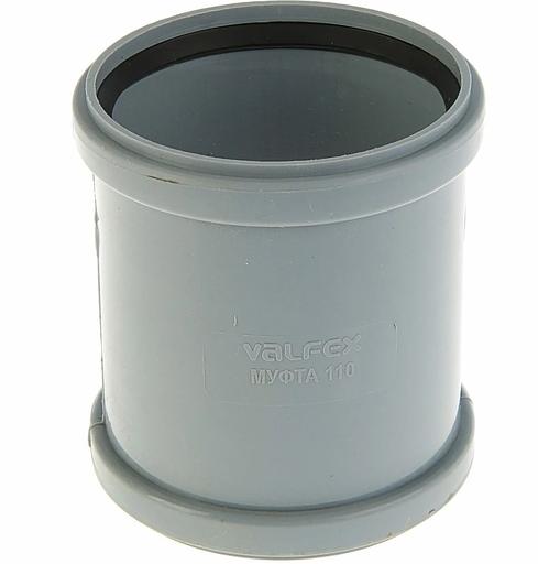 Муфта двухраструбная 110 мм фото 1