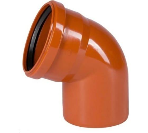 Отвод наружной канализации 110х67 град. фото 1