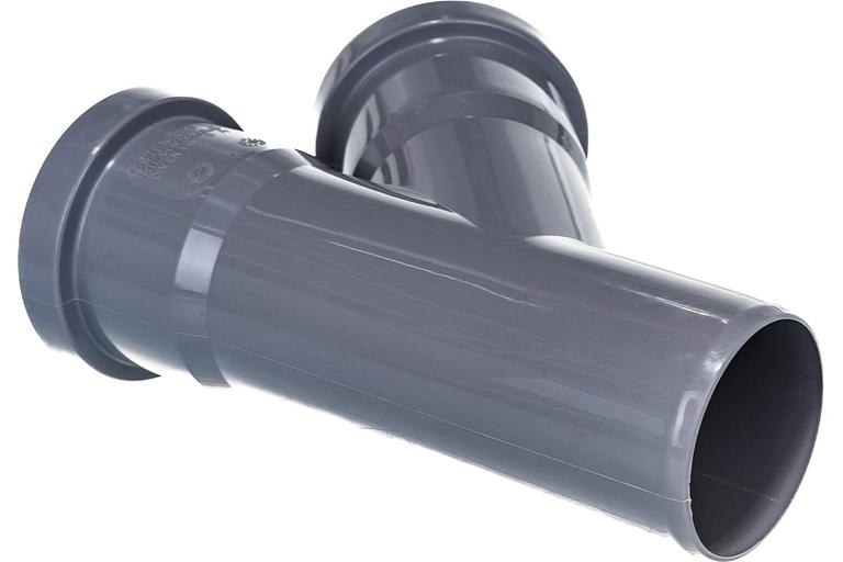 Тройник канализационный 45 град. 50 фото 4