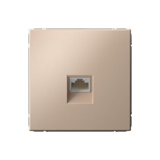 ARTGALLERY розетка компьютерная RJ45, кат. 6A, механизм, песочный фото 1