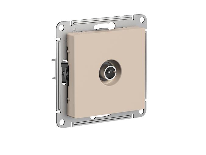 ATLASDESIGN TV РОЗЕТКА оконечная 1DB, механизм, ПЕСОЧНЫЙ фото 2