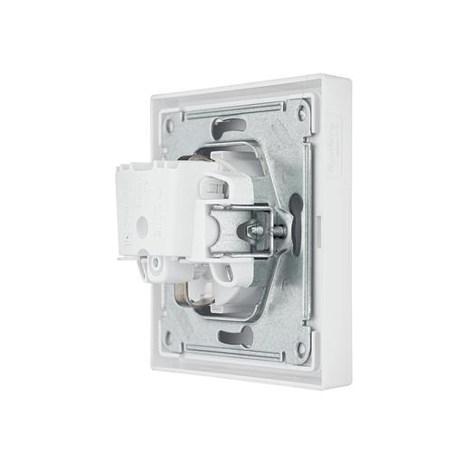 ARTGALLERY розетка с заземлением со шторками, 16А, механизм, белый фото 2