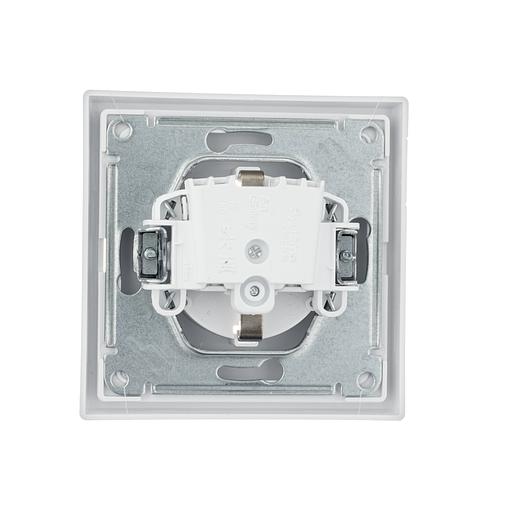 ARTGALLERY розетка с заземлением со шторками, 16А, механизм, белый фото 3