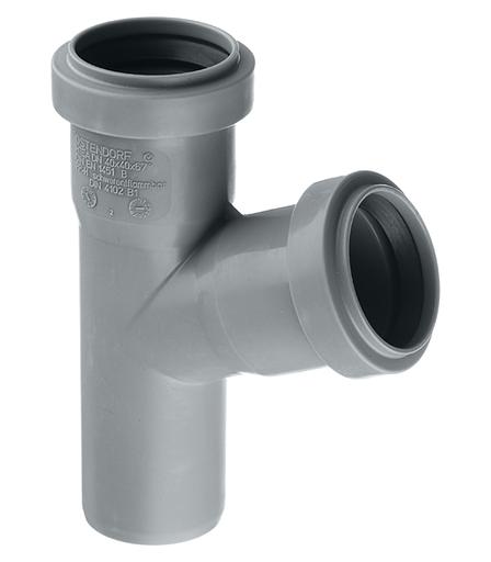 Тройник канализационный 67 град. 40 фото 2