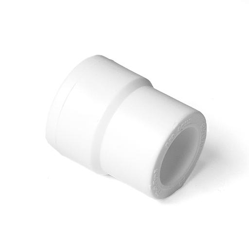 Муфта переходная ВН 63x40 полипропиленовая PPR белая фото 1