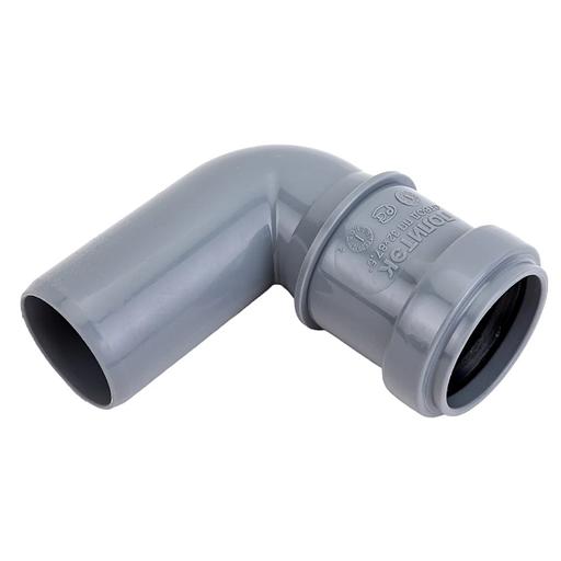 Отвод канализационный 87.5 град. 32 фото 1