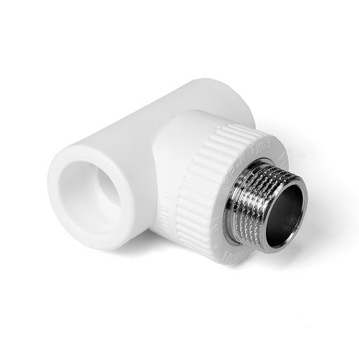 Тройник комбинированный НР Белый 32-1/2 фото 1