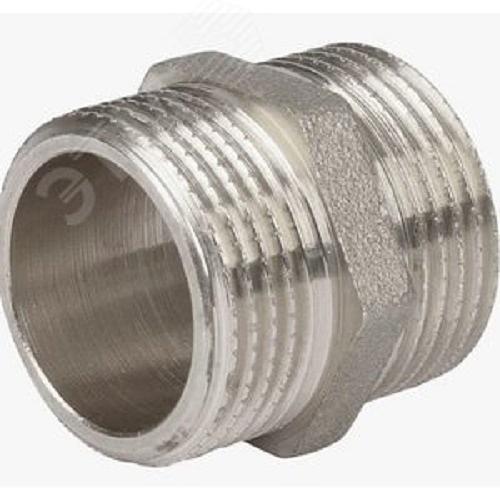 Ниппель НН 1' никелированный фото 1
