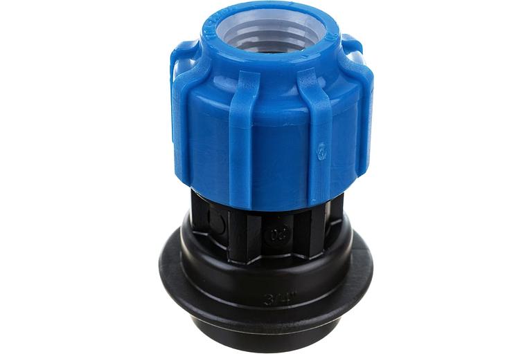 Муфта ПНД компрессионная ВР 25 х 1' фото 1