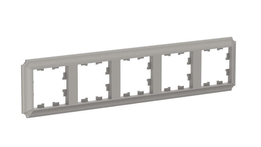 ATLASDESIGN ANTIQUE 5-постовая рамка, универсальная, ШАМПАНЬ фото 2