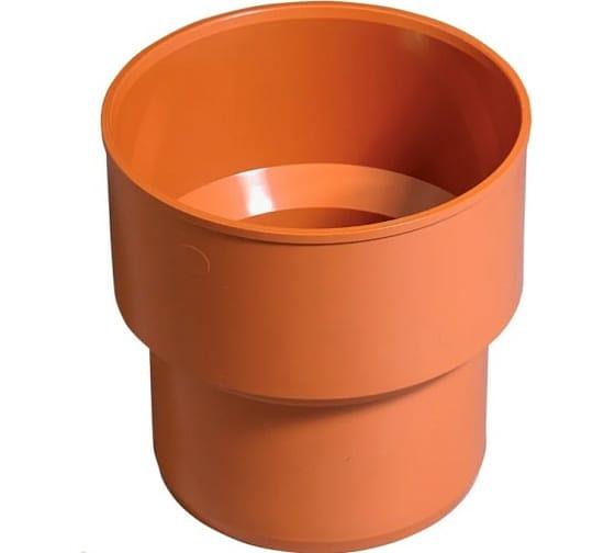 Переходник 110 на чугунную трубу без манжеты для наружной канализации фото 1