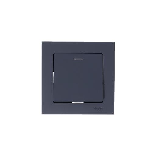 Выключатель одноклавишный ATLASDESIGN с подсветкой схема 1а 10АХ механизм грифель фото 7