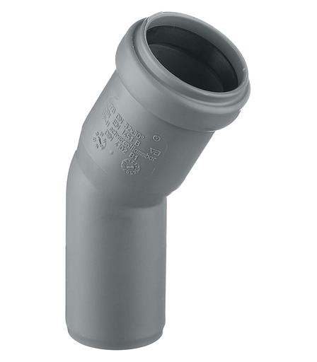 Отвод канализационный 32х30 град. фото 1