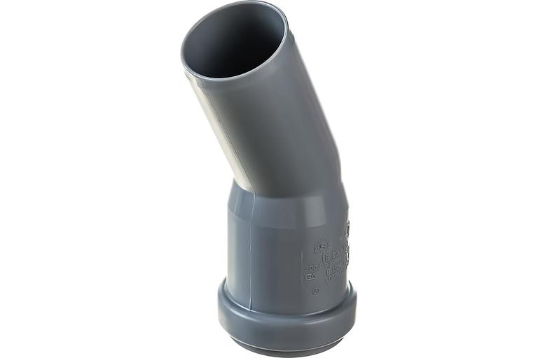 Отвод канализационный 32х30 град. фото 3