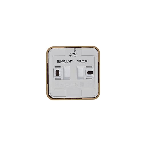 Выключатель BLANCA двухклавишный наружный (схема 5) с подсветкой и изоляционной пластиной 10а 250b ясень фото 6