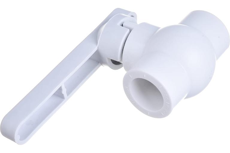 Кран шаровой 32мм полнопроходной полипропиленовый PPR фото 2