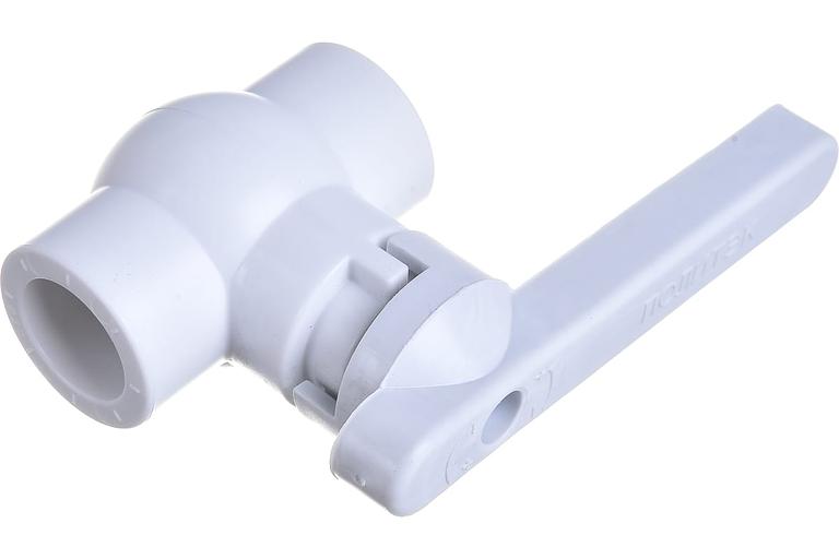 Кран шаровой 32мм полнопроходной полипропиленовый PPR фото 3