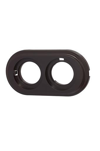 Лизетта Рамка 2-х постовая, пластик, цвет коричневый фото 1