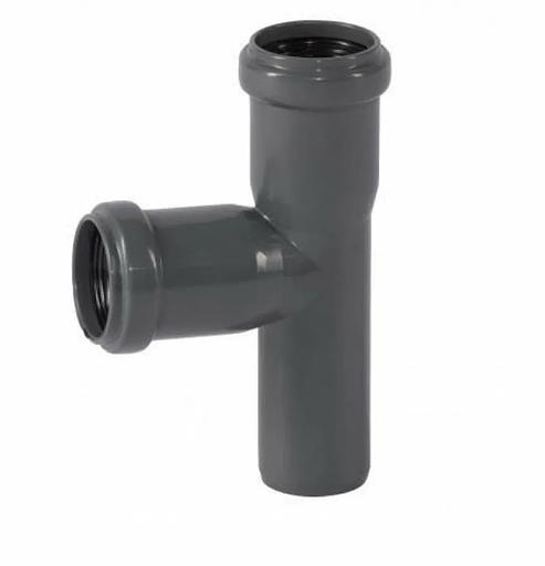 Тройник канализационный (полипропилен) 32x32/87,5град. фото 1