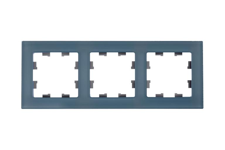 ATLASDESIGN NATURE 3-постовая РАМКА, НАТУРАЛЬНОЕ СТЕКЛО, ГРИФЕЛЬ фото 1