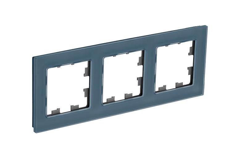 ATLASDESIGN NATURE 3-постовая РАМКА, НАТУРАЛЬНОЕ СТЕКЛО, ГРИФЕЛЬ фото 2