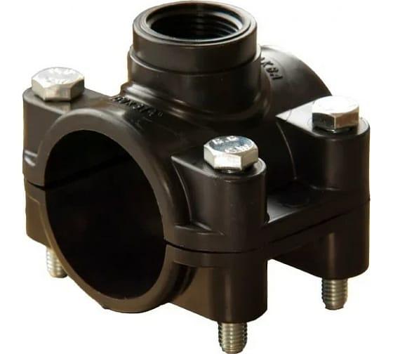 Седелка ПЭ 32 - 3/4' (крепление-болт) фото 1