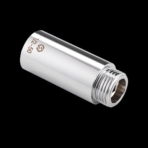 Удлинитель НВ 3/4'x80 мм, хромированный фото 1