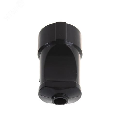 Гнездо штепсельное с заземлением черное 16А 250В фото 3