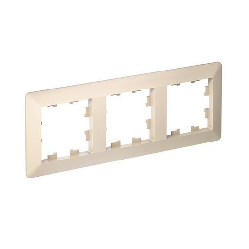 ATLASDESIGN AIR 3-постовая РАМКА, БЕЖЕВЫЙ/дымчатый белый фото 2