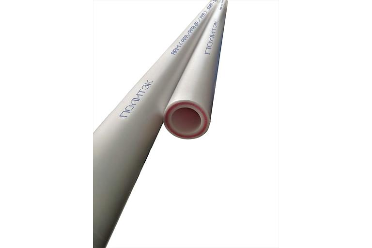 Труба полипропиленовая 32x4.4 SDR 7.4 PN 20 PPR армированная стекловолокном белая, хлыст 4м фото 1