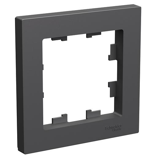 ATLASDESIGN 1-постовая РАМКА, БАЗАЛЬТ фото 1