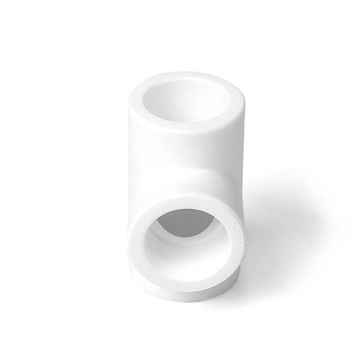 Тройник 40 полипропиленовый PPR белый фото 4