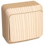 ЭТЮД Переключатель одноклавишный наружный сосна фото 5