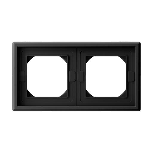 ARTGALLERY рамка 2-постовая IP44, карбон фото 1