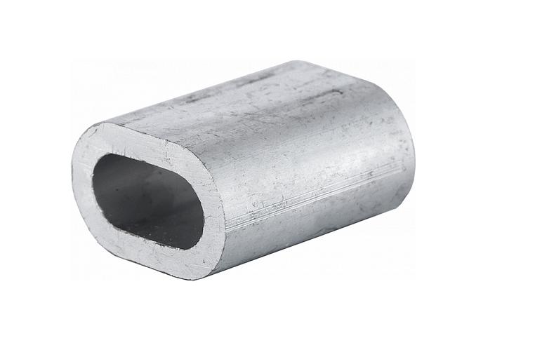 Зажим для троса DIN 3093 8мм алюминиевый фото 1