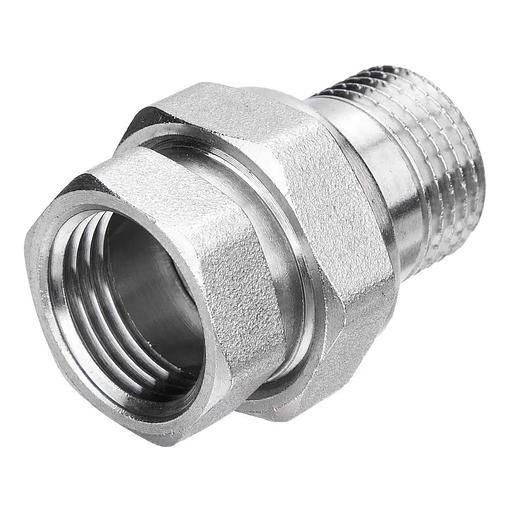 Сгон разъемный ВН 1'1/4 прямой (американка), никелированный фото 1