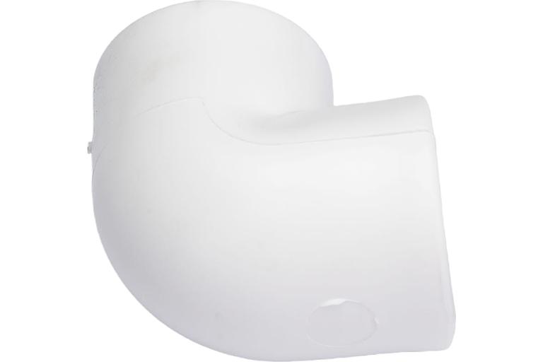 Угольник 25 мм 90 град., полипропиленовый, белый фото 4