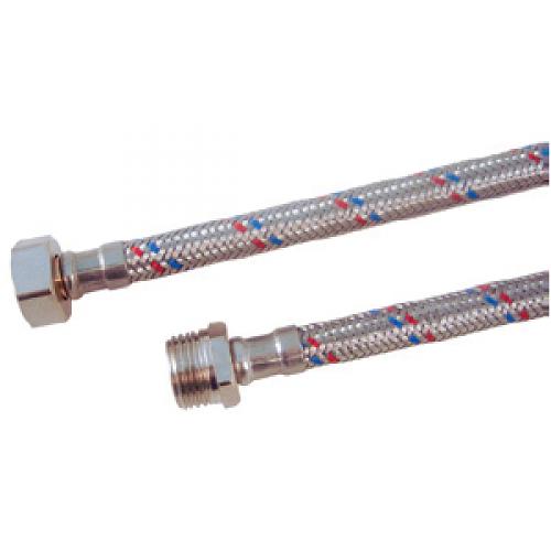 Подводка гибкая для воды 1/2' ВН 100см латунь фото 1