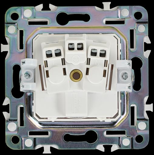 SKANDY Розетка с заземлением без защитных шторок 16А SK-R05W арктический белый IEK фото 7