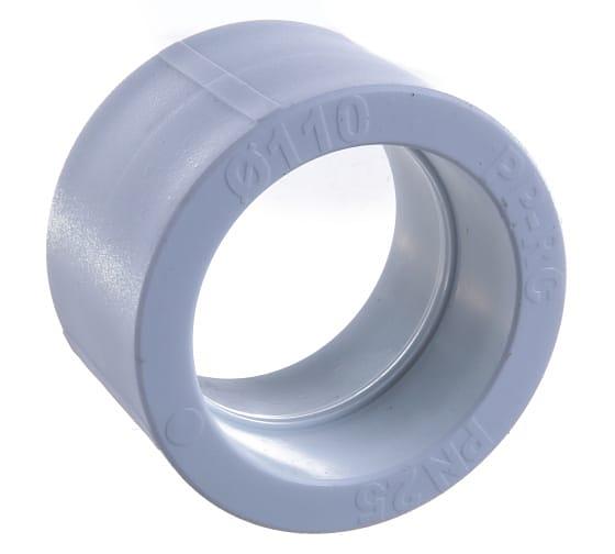 Муфта 110 полипропиленовая PPR белая фото 1