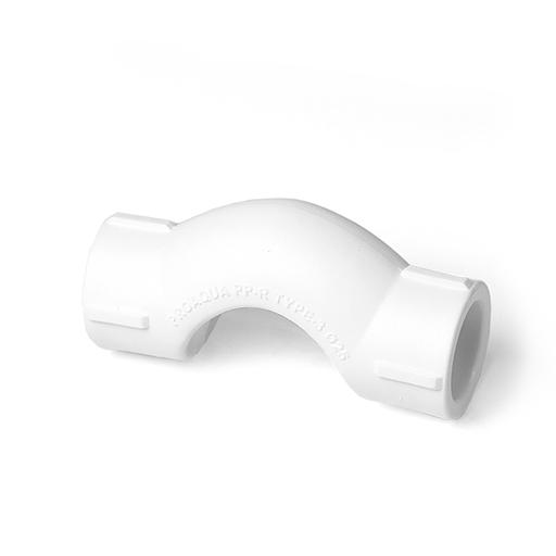 Обвод раструбный 25 полипропиленовый PPR белый фото 1
