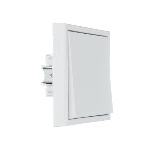 ARTGALLERY 1-клавишный выключатель, сх.1, 10АХ, белый фото 6