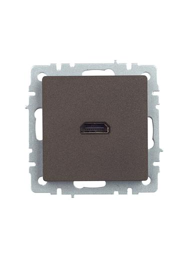 BRITE Розетка HDMI РHDMI-0-БрТБ темная бронза фото 2